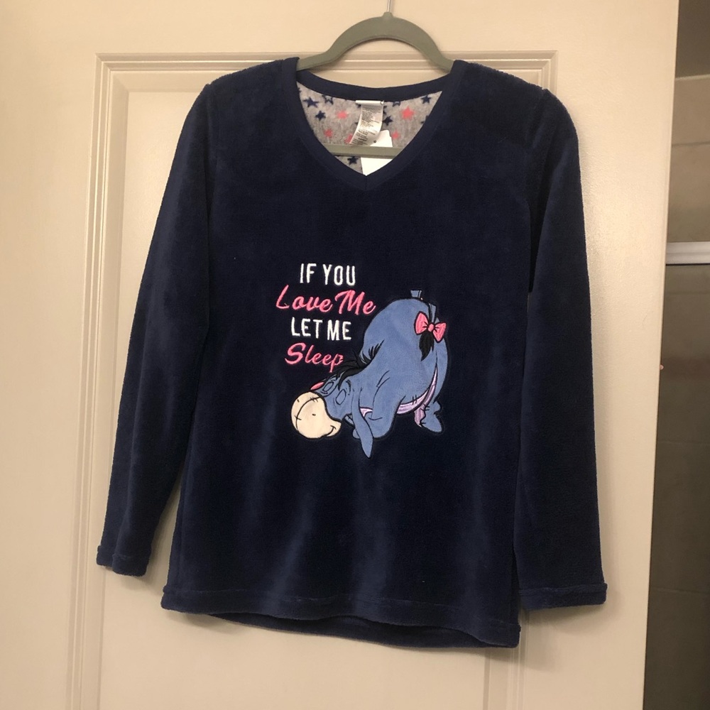 Disney Eeyore from Winnie the Pooh fleece top